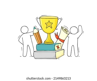 Students celebrating a school achievement