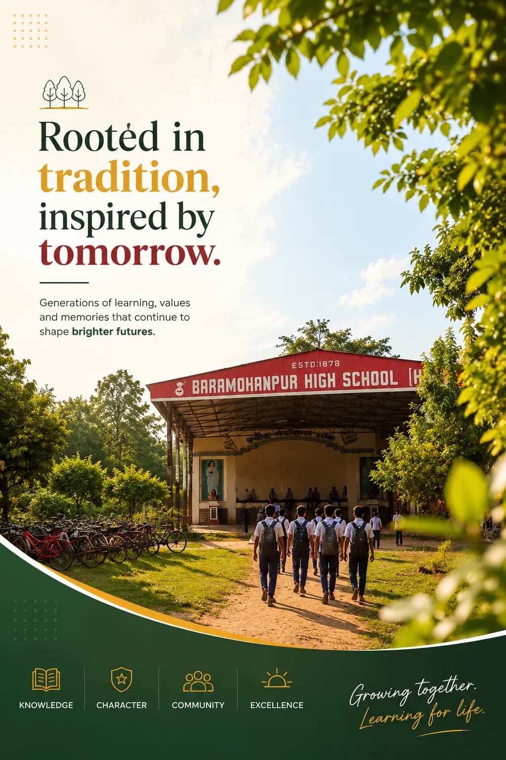 Baramohanpur High School campus